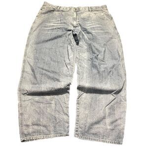 Pelle-Pelle Men's Blue SUPER Baggy Wide Leg Jeans